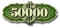 $50,000 denomination medallion on bond