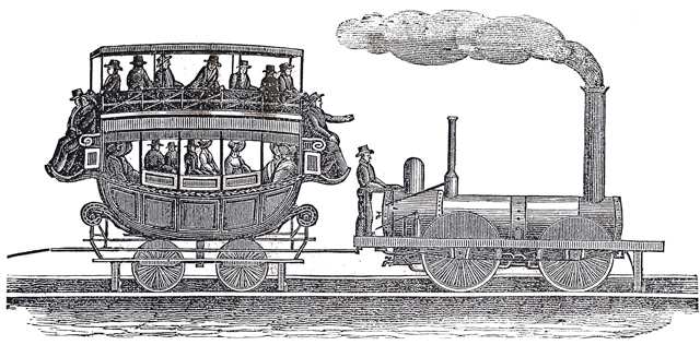 Large and popular vignette from the Lawrenceburg & Indianapolis Rail Road