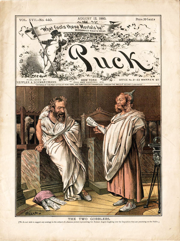 Puck Magazine August 12 1885