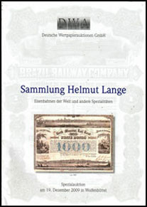 2009 DWA (Deutsche Wertpapierauktionen) auction catalog