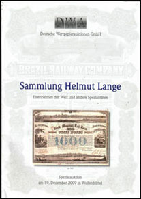 2009 DWA (Deutsche Wertpapierauktionen) auction catalog 2009 DWA (Deutsche Wertpapierauktionen) auction catalog