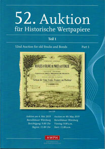 2019 HWPH (Historisches Wertpapierehaus) auction catalog 2019 HWPH (Historisches Wertpapierehaus) auction catalog