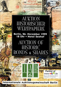 1999 IAB (Internationale Auktionsgemeinschaft Berlin) auction catalog 1999 IAB (Internationale Auktionsgemeinschaft Berlin) auction catalog