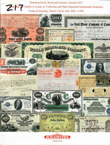 2002 R M Smythe auction catalog 2002 R M Smythe auction catalog