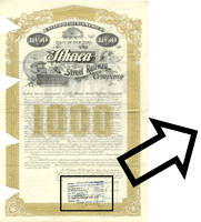 Bond from the Ithaca Street Railway Company Bond from the Ithaca Street Railway Company