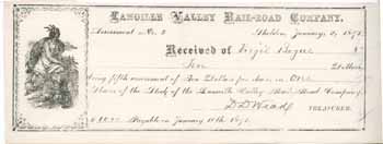 Receipt representing the payment of assessment on stock owned Receipt representing the payment of assessment on stock owned
