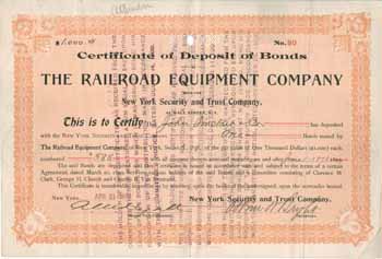 Certificate of Deposit for bonds deposited with depositary Certificate of Deposit for bonds deposited with depositary