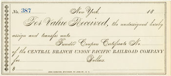 Transfer receipt for bonds Transfer receipt for bonds