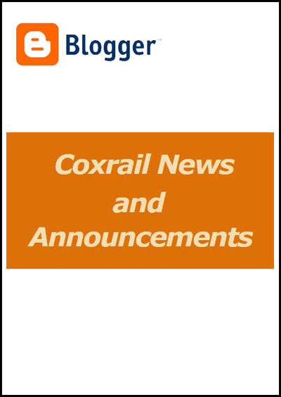 Link to articles that appeared in the Coxrail Blog Link to articles that appeared in the Coxrail Blog