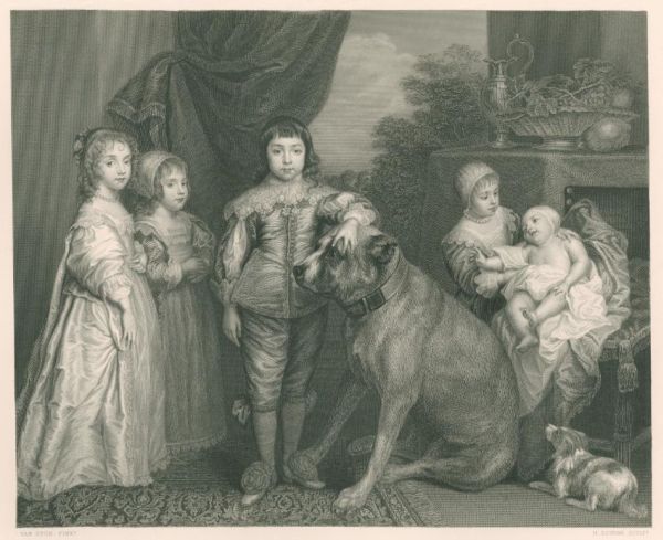 Family of Charles I by Herbert Bourne