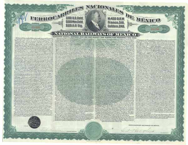 Bond from Ferrocarriles Nacionales de Mexico Bond from Ferrocarriles Nacionales de Mexico