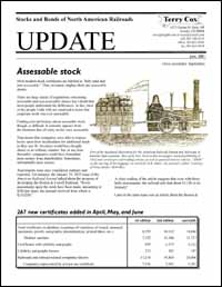 Coxrail UPDATE Newsletter June 2001