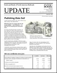 Coxrail UPDATE Newsletter September 2002