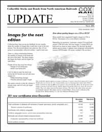 Coxrail UPDATE Newsletter March 2004