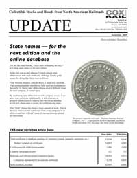 Coxrail UPDATE Newsletter September 2004