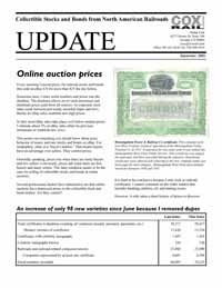 Coxrail UPDATE Newsletter September 2005