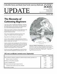 Coxrail UPDATE Newsletter December 2005