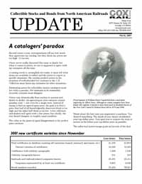 Coxrail UPDATE Newsletter March 2007