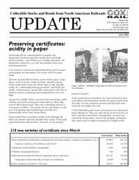Coxrail UPDATE Newsletter June 2007