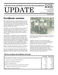 Coxrail UPDATE Newsletter September 2007