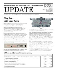 Coxrail UPDATE Newsletter July 2009