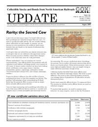 Coxrail UPDATE Newsletter August 2009